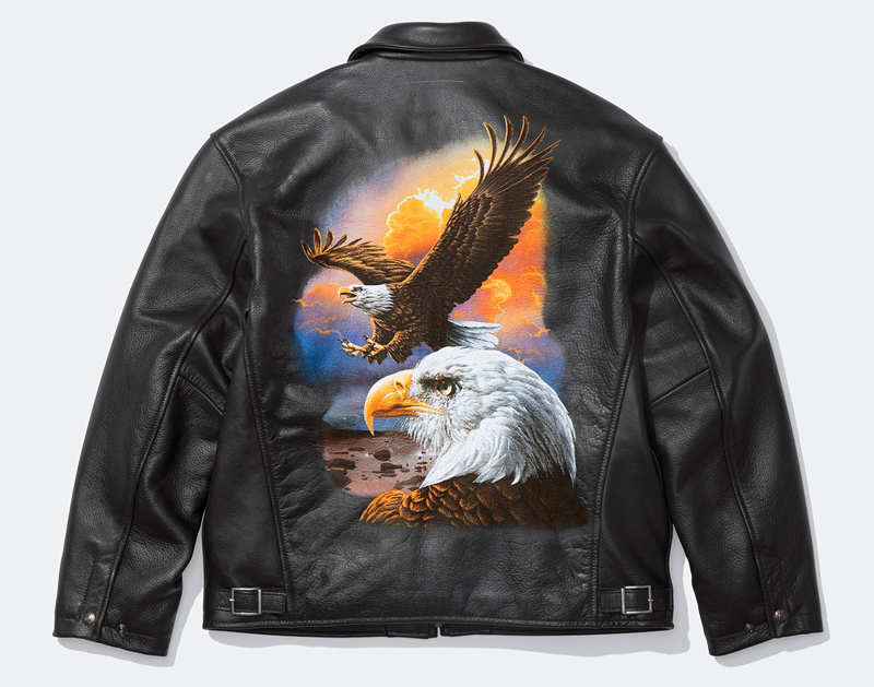 Supreme（シュプリーム） 26SS Week4 Supreme®/MM6 Maison Margiela Schott® Eagle Leather Jacket