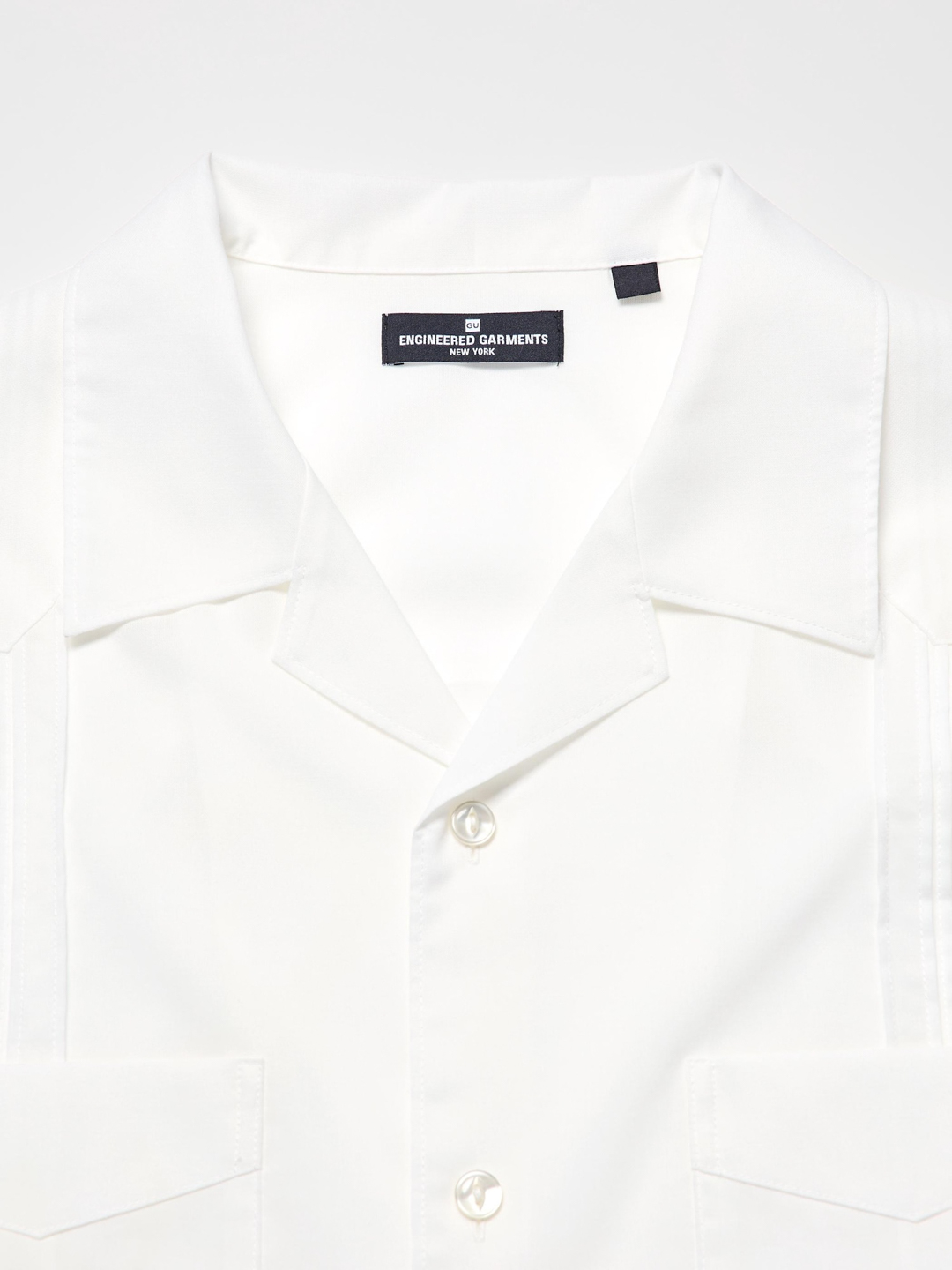 GU x ENGINEERED GARMENTS(ジーユー x エンジニアドガーメンツ) キューバシャツ(5分袖)|E360223-001