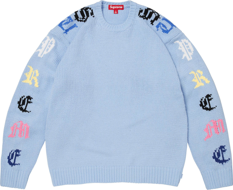 Supreme（シュプリーム） 26SS Week3 Old English Sleeves Sweater