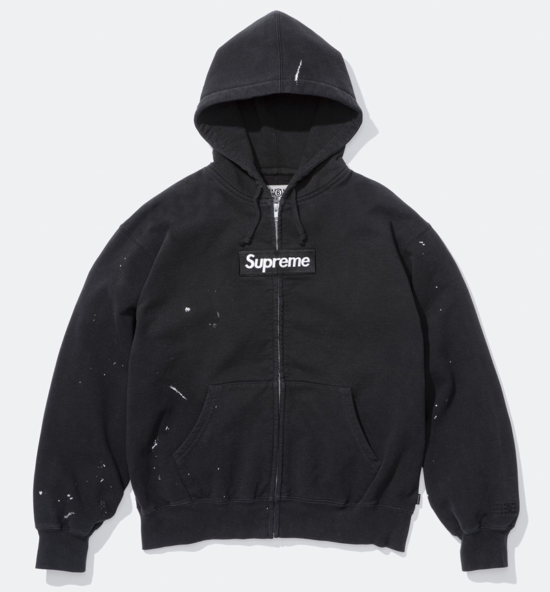 Supreme（シュプリーム） 26SS Week4 Supreme®/MM6 Maison Margiela Box Logo Zip Up Hooded Sweatshirt