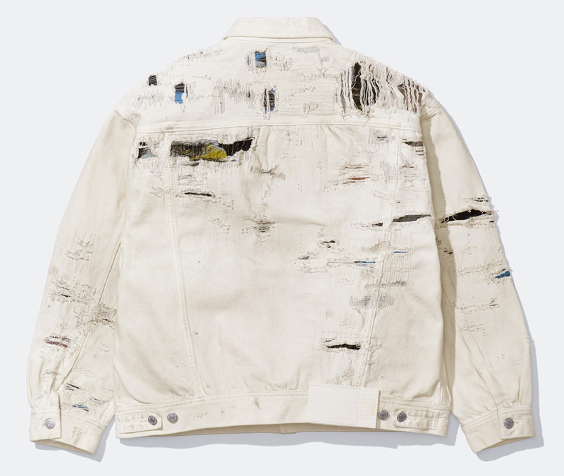 Supreme（シュプリーム） 26SS Week4 Supreme®/MM6 Maison Margiela Distressed Selvedge Denim Trucker Jacket
