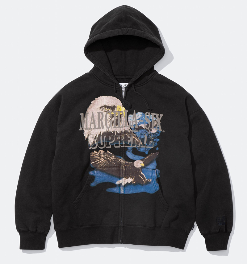 Supreme（シュプリーム） 26SS Week4 Supreme®/MM6 Maison Margiela Eagle Zip Up Hooded Sweatshirt