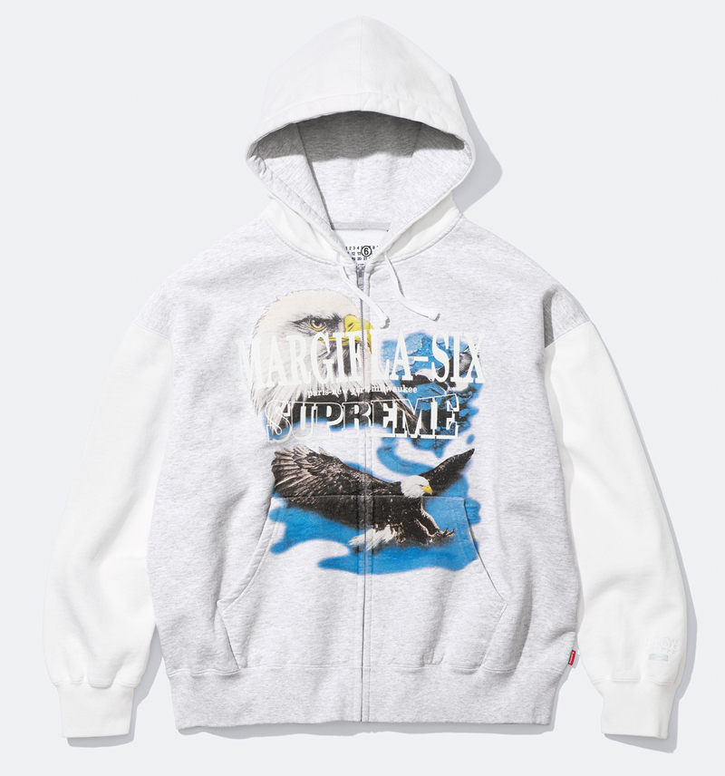 Supreme（シュプリーム） 26SS Week4 Supreme®/MM6 Maison Margiela Eagle Zip Up Hooded Sweatshirt