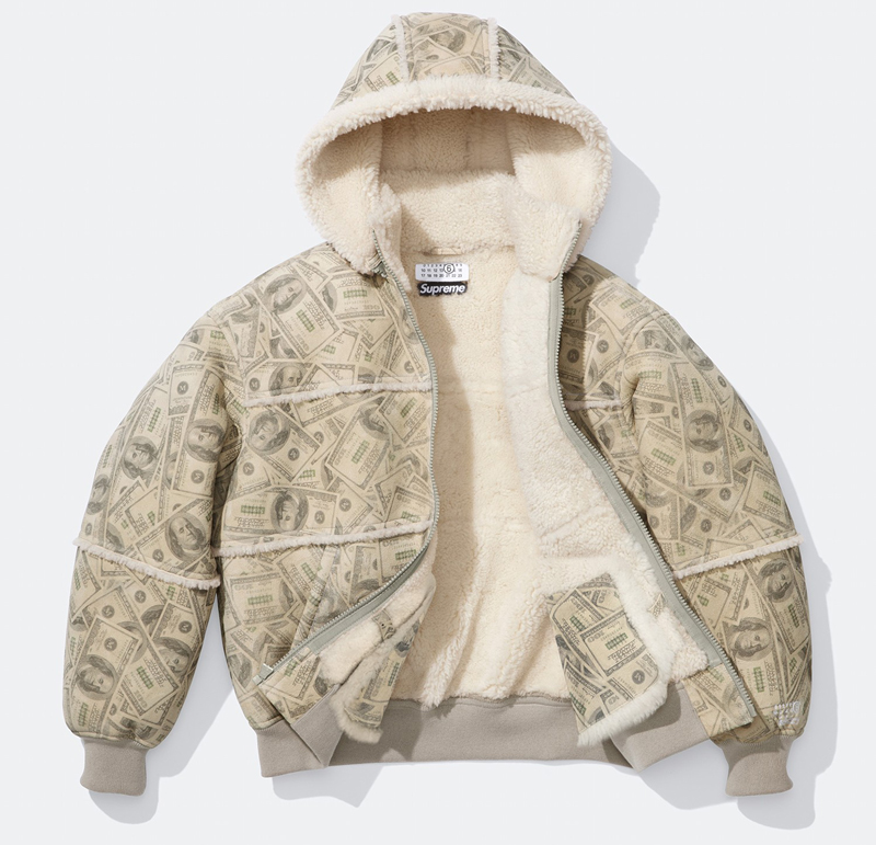 Supreme（シュプリーム） 26SS Week4 Supreme®/MM6 Maison Margiela Hooded Shearling Bomber Jacket