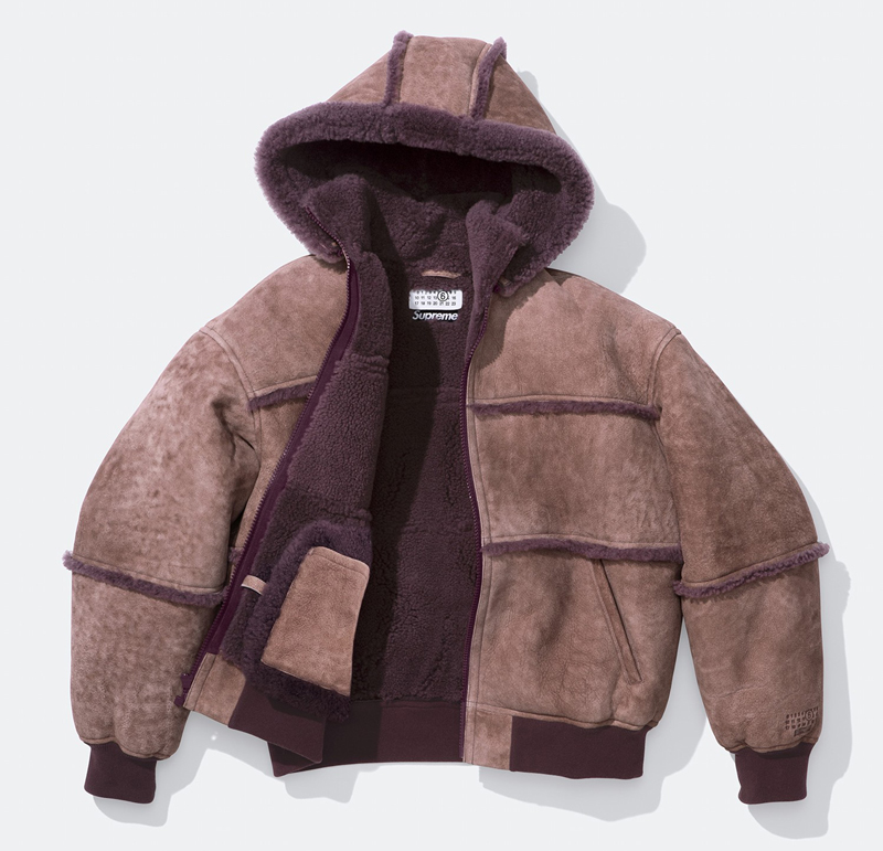 Supreme（シュプリーム） 26SS Week4 Supreme®/MM6 Maison Margiela Hooded Shearling Bomber Jacket