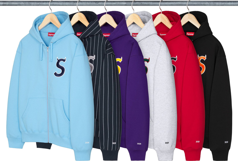 Supreme(シュプリーム) 26SS Week5 Devil S Logo Zip Up Hooded Sweatshirt