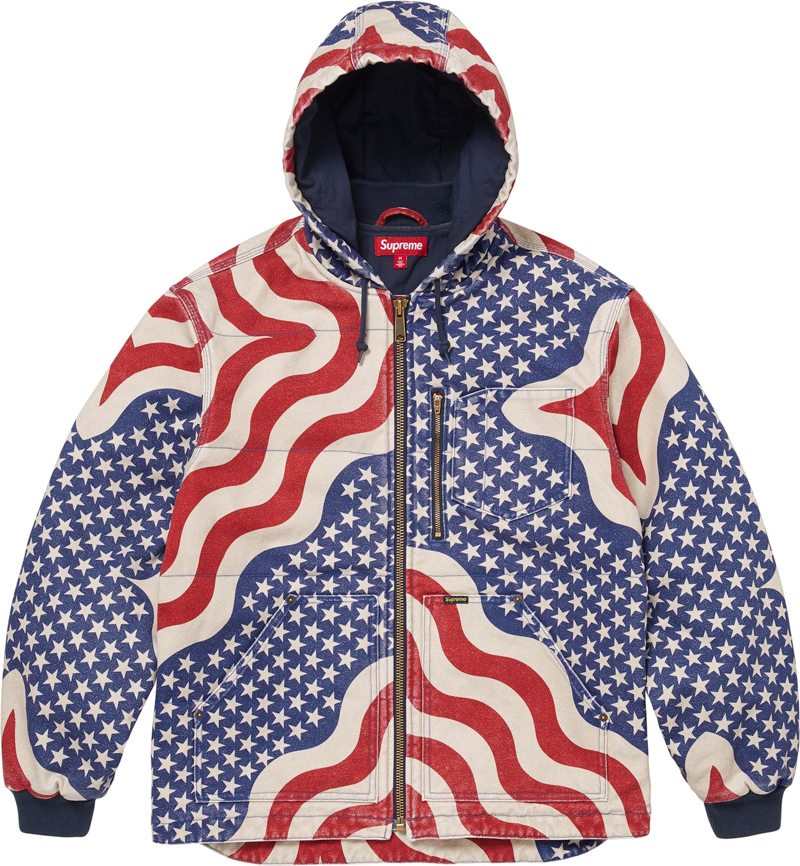Supreme（シュプリーム） 26SS Week5 Flag Quilted Hooded Work Jacket
