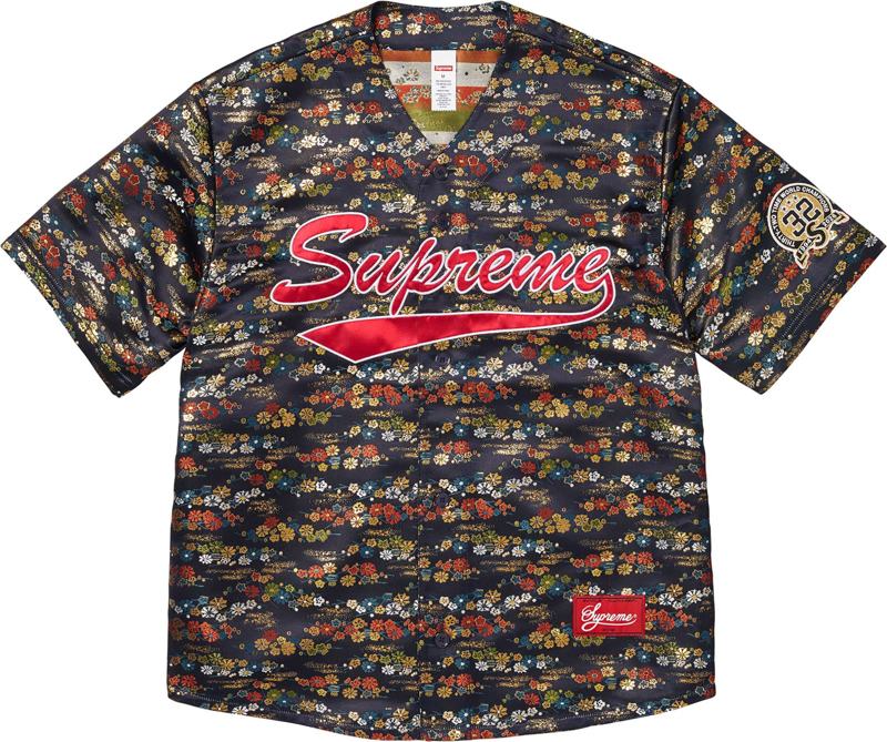 Supreme（シュプリーム） 26SS Week5 Floral Jacquard Baseball Jersey