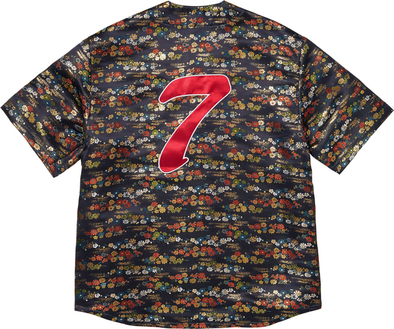 Supreme(シュプリーム) 26SS Week5 Floral Jacquard Baseball Jersey