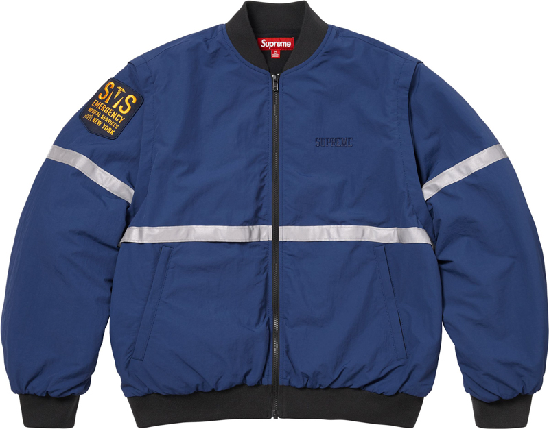 Supreme（シュプリーム） 26SS Week5 Zip-Off Sleeve Reflective Stripe Jacket