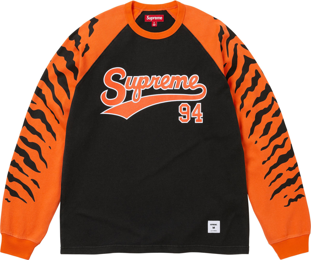 Supreme（シュプリーム） 26SS Week6 Tiger Raglan L/S Top