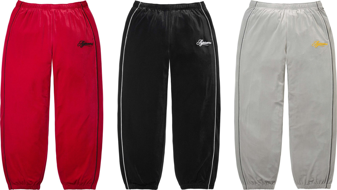Supreme（シュプリーム） 26SS Week6 Velour Mesh Track Pant