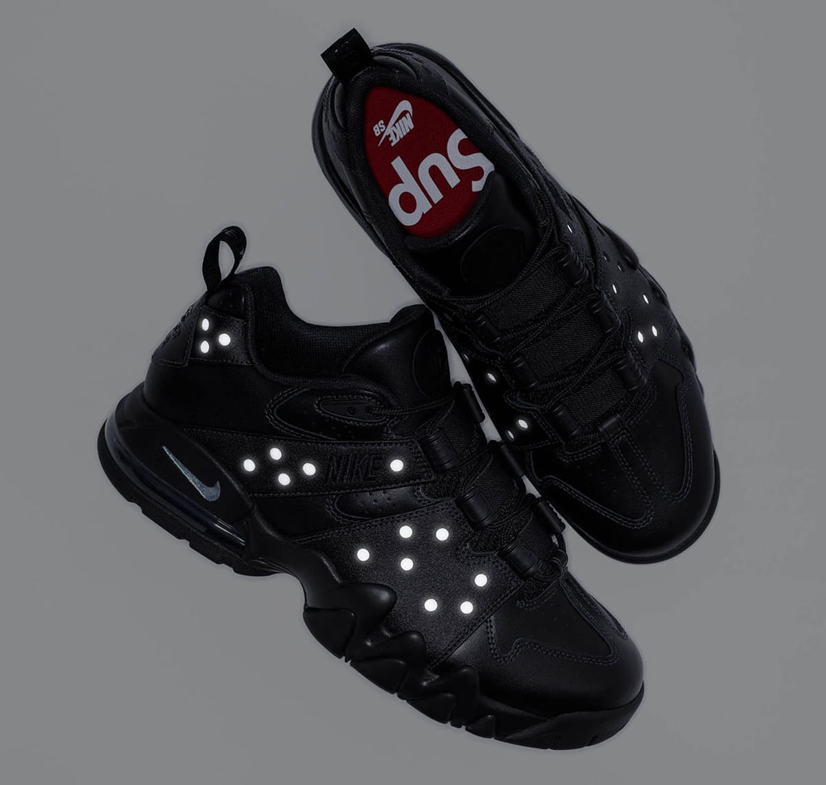 Supreme × Nike Nike SB Air Max 2 CB '94 Low Black/Metallic Silver（シュプリーム×ナイキSB エアマックス2 CB '94 ロー ブラック/メタリックシルバー）