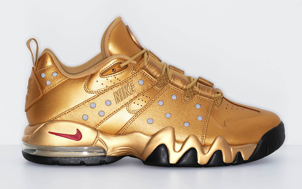 Supreme × Nike Nike SB Air Max 2 CB '94 Low Metallic Gold/Varsity Red（シュプリーム×ナイキSB エアマックス2 CB '94 ロー メタリックゴールド/バーシティレッド）IM4283-700）