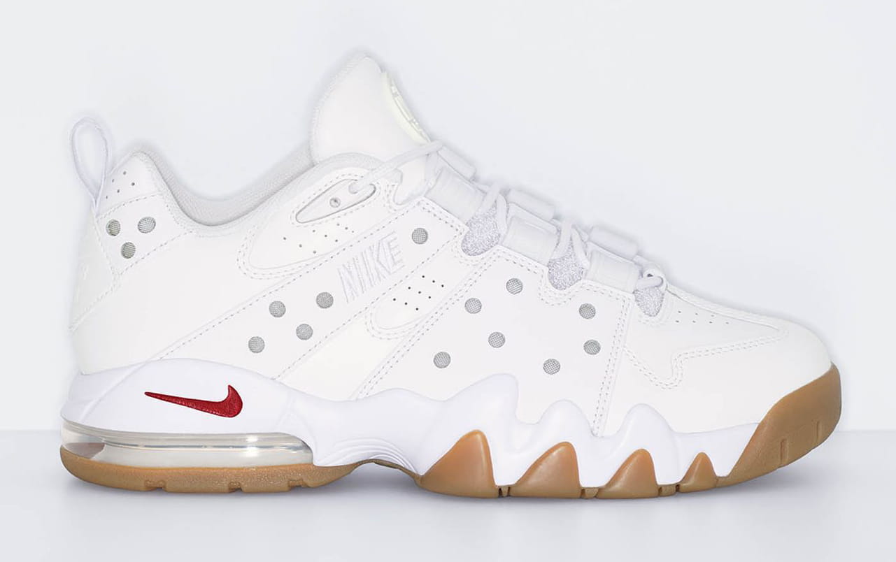 Supreme × Nike Nike SB Air Max 2 CB '94 Low White/Varsity Red/Gum Light Brown（シュプリーム×ナイキSB エアマックス2 CB '94 ロー ホワイト/バーシティレッド/ガムライトブラウン）