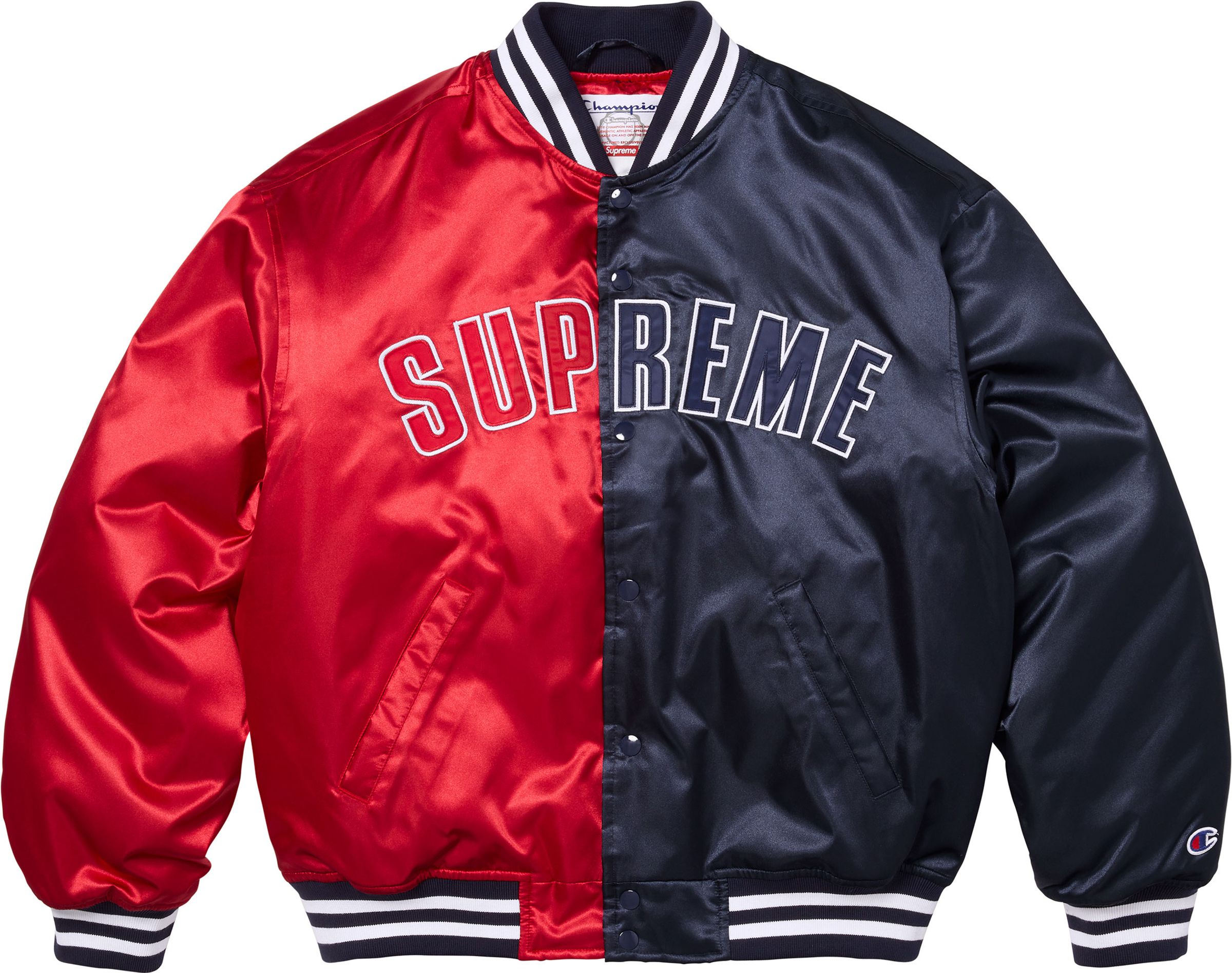 Supreme(シュプリーム) 2026SS Week8 Supreme®/Champion® Satin Varsity Jacket
