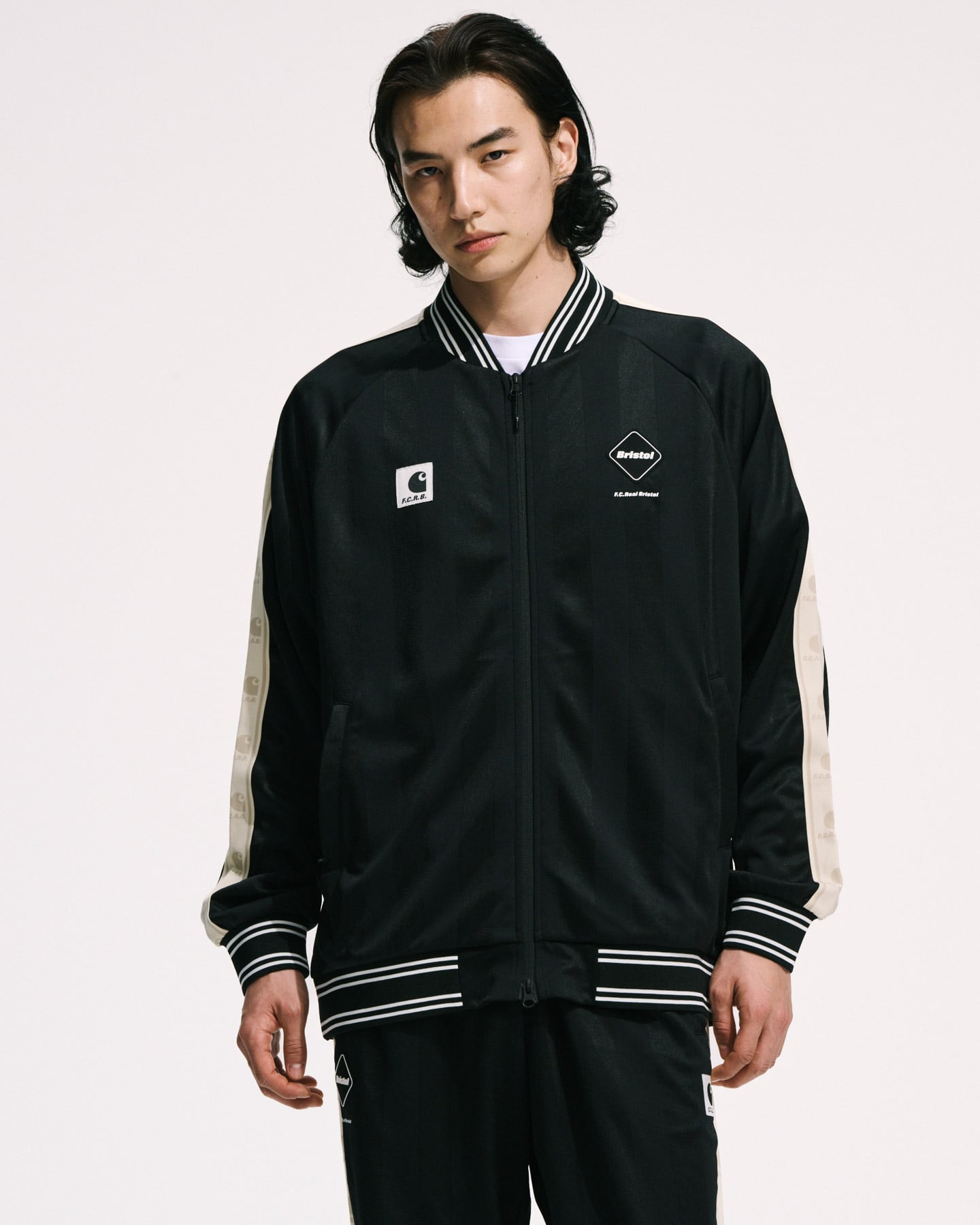 F.C.Real Bristol x Carhartt WIP VARSITY TRACK JACKET|FCRB-260125