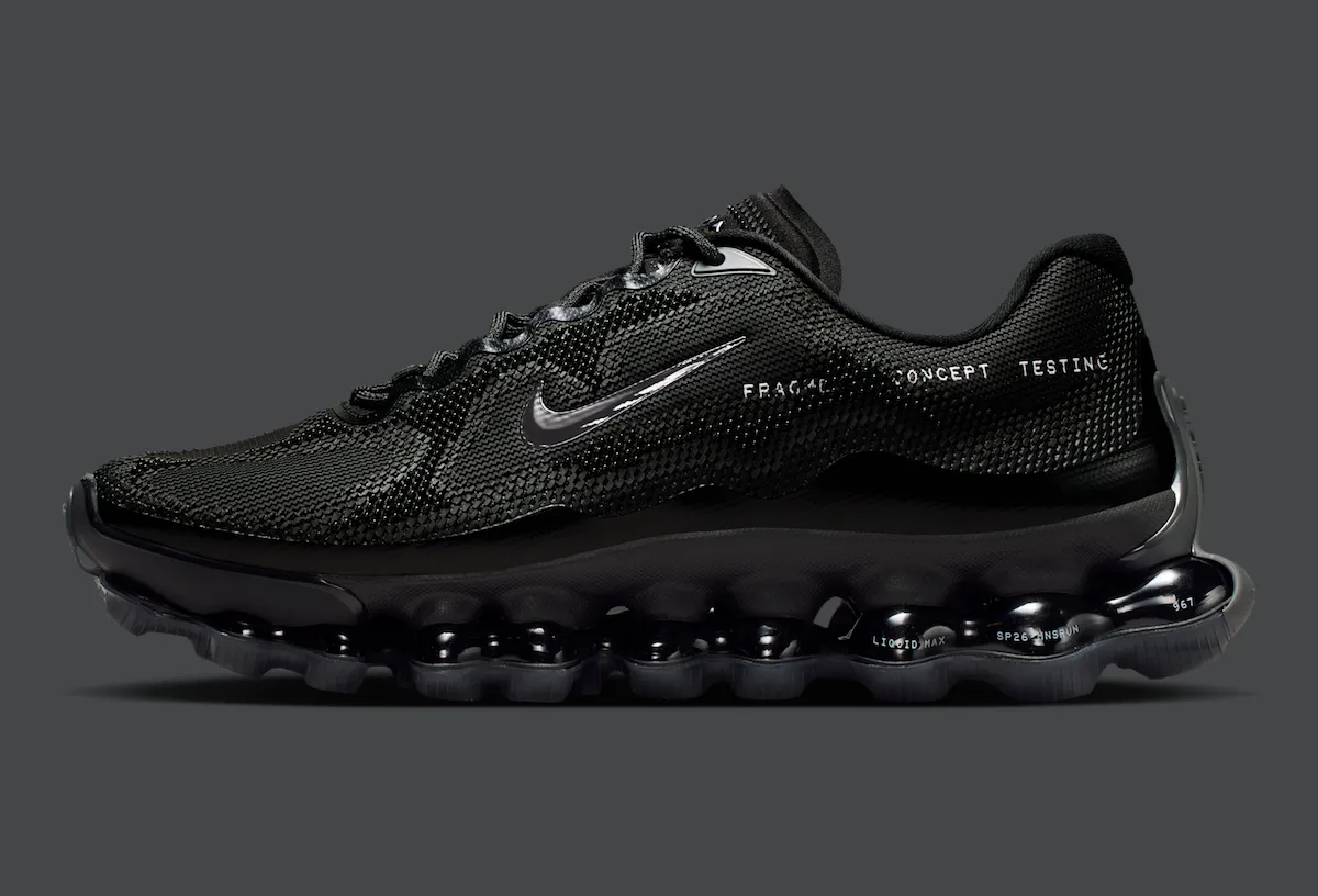 Fragment × Nike Air Liquid Max "Black"（フラグメント×ナイキ エア リキッドマックス ”ブラック”）IQ8601-001