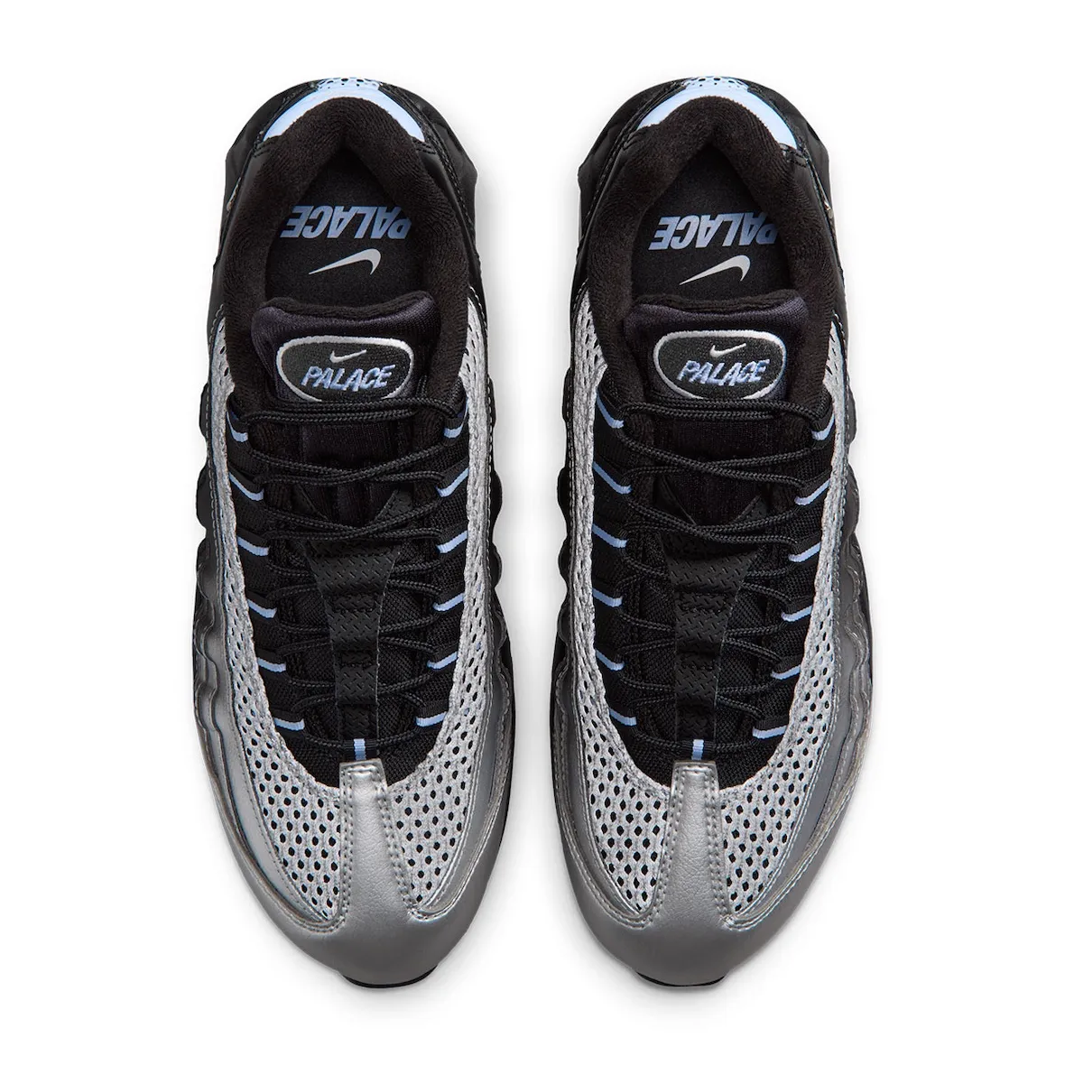 Palace Skateboards × Nike Air Max 95 SP Metallic Silver/Aluminum-Black(パレススケートボード×ナイキ エアマックス95 SP メタリックシルバー/アルミニウム-ブラック)IQ7708-095