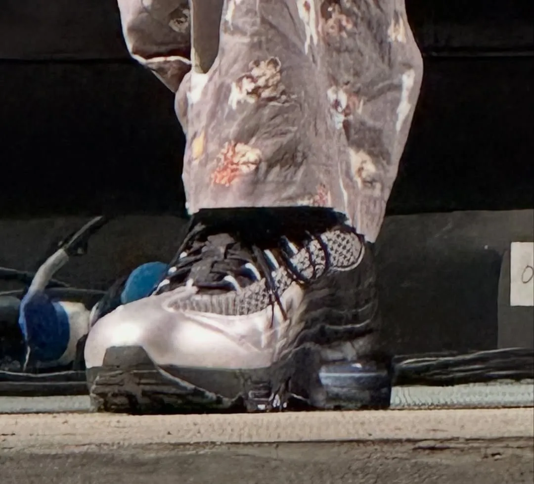 Palace Skateboards × Nike Air Max 95 (パレススケートボード×ナイキ エアマックス95)IQ7708-095の着用画像・着画