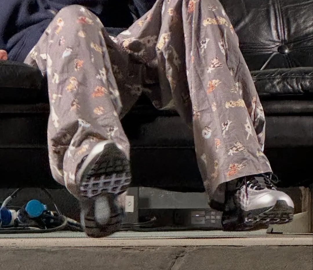 Palace Skateboards × Nike Air Max 95 (パレススケートボード×ナイキ エアマックス95)IQ7708-095の着用画像・着画