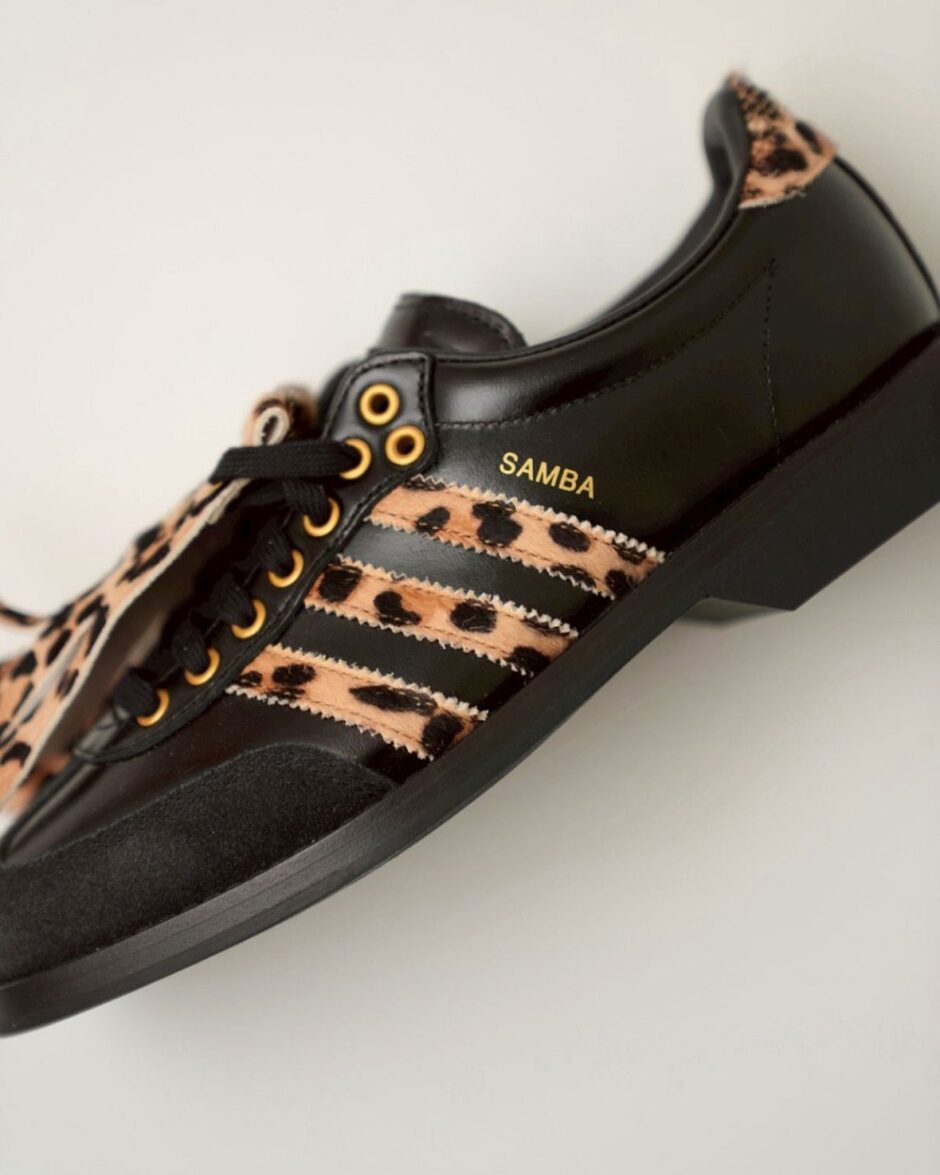 adidas Samba Bowling "Leopard" Core Black / Supplier Colour / Gold Metallic（アディダス サンバ ボウリング ”レオパード” コアブラック/サプライヤーカラー/ゴールドメタリック）KK2824