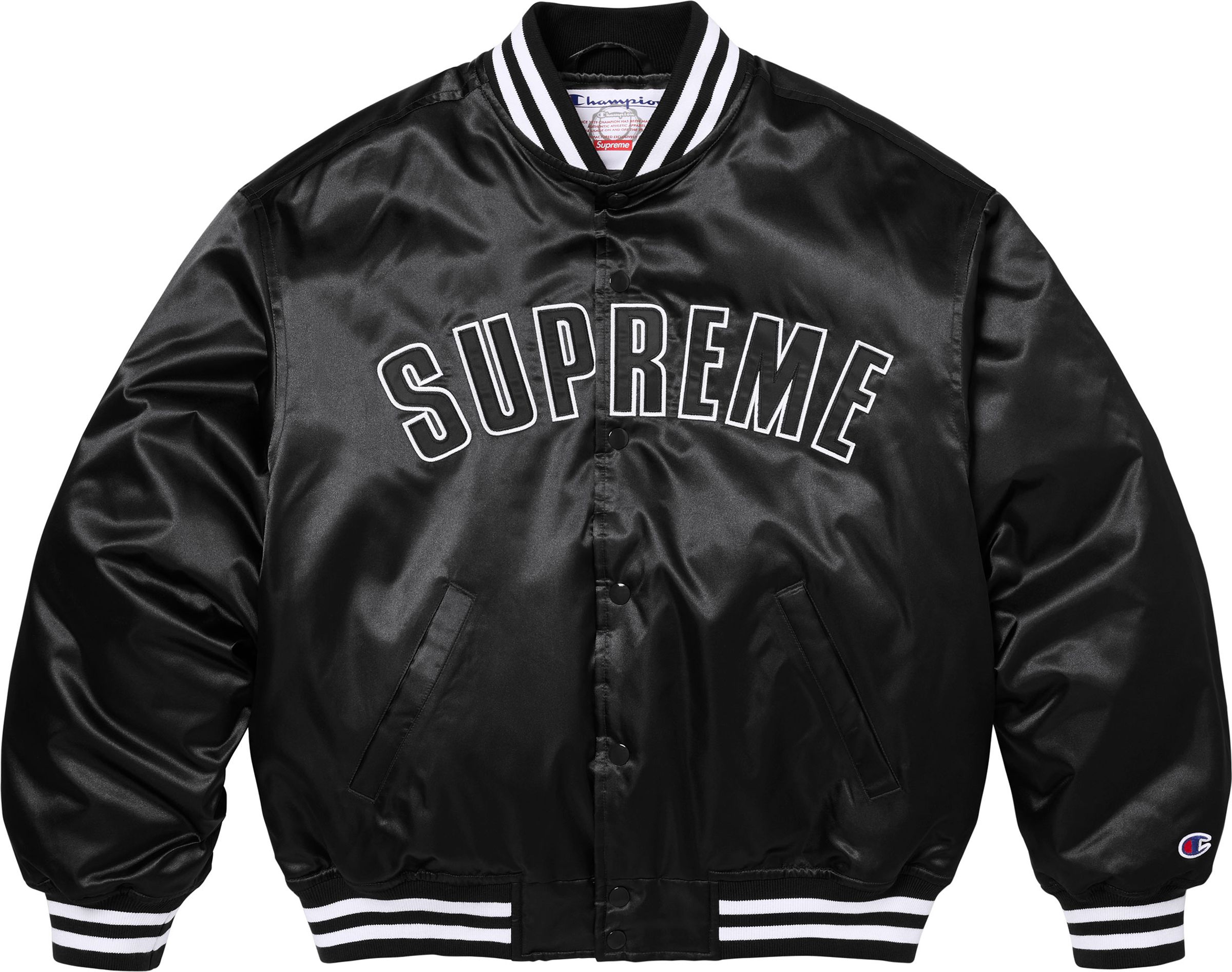 Supreme(シュプリーム) 2026SS Week8 Supreme®/Champion® Satin Varsity Jacket