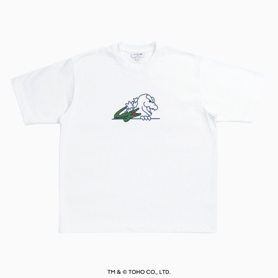 LACOSTE＋GODZILLA 2.0 ゴジラヘッド Tシャツ