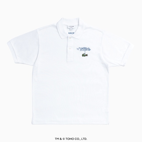 LACOSTE＋GODZILLA 2.0 メカゴジラ ポロシャツ（ホワイト）
