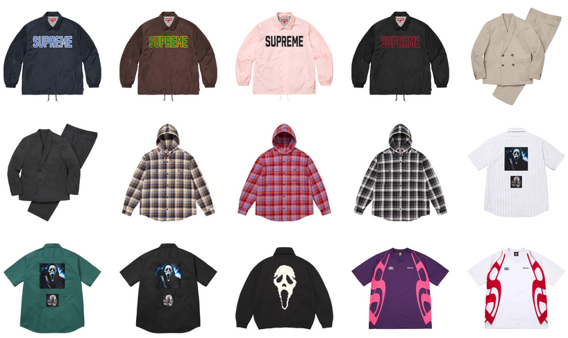 Supreme（シュプリーム） 2026SS Week10 公式オンラインストアのアイテム配置