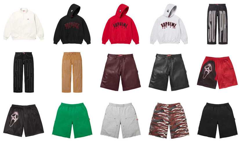 Supreme（シュプリーム） 2026SS Week10 公式オンラインストアのアイテム配置