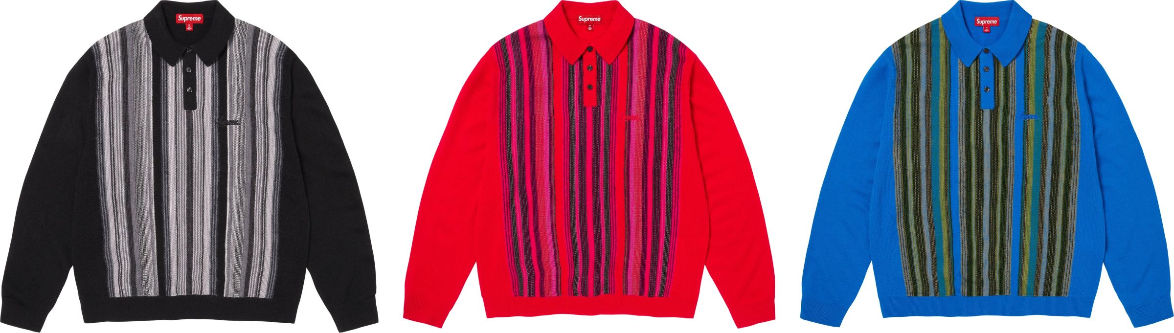 Supreme（シュプリーム） 2026SS Week9 Multi Stripe Polo Sweater