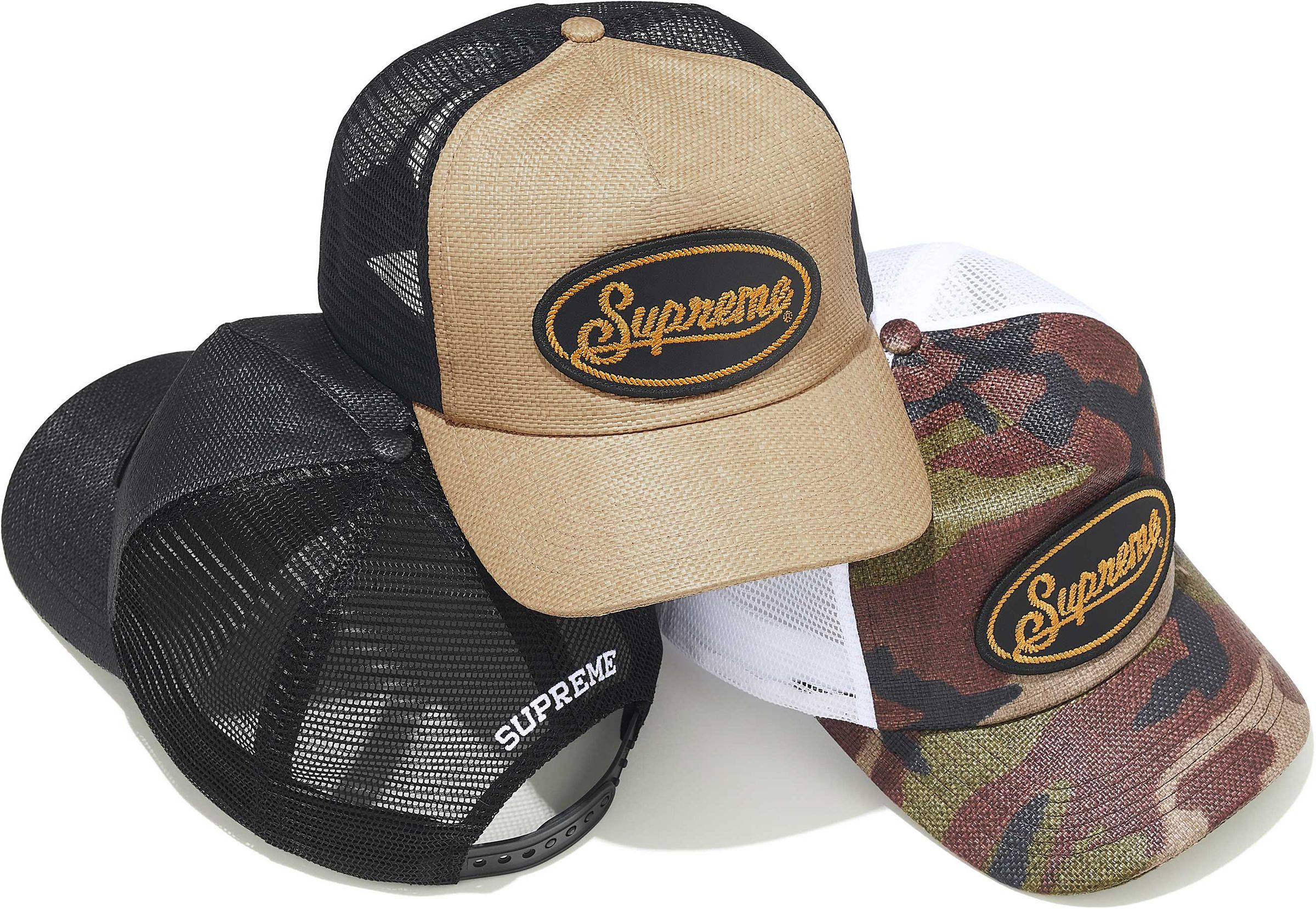 Supreme（シュプリーム） 2026SS Week9 Raffia Mesh Back 5-Panel