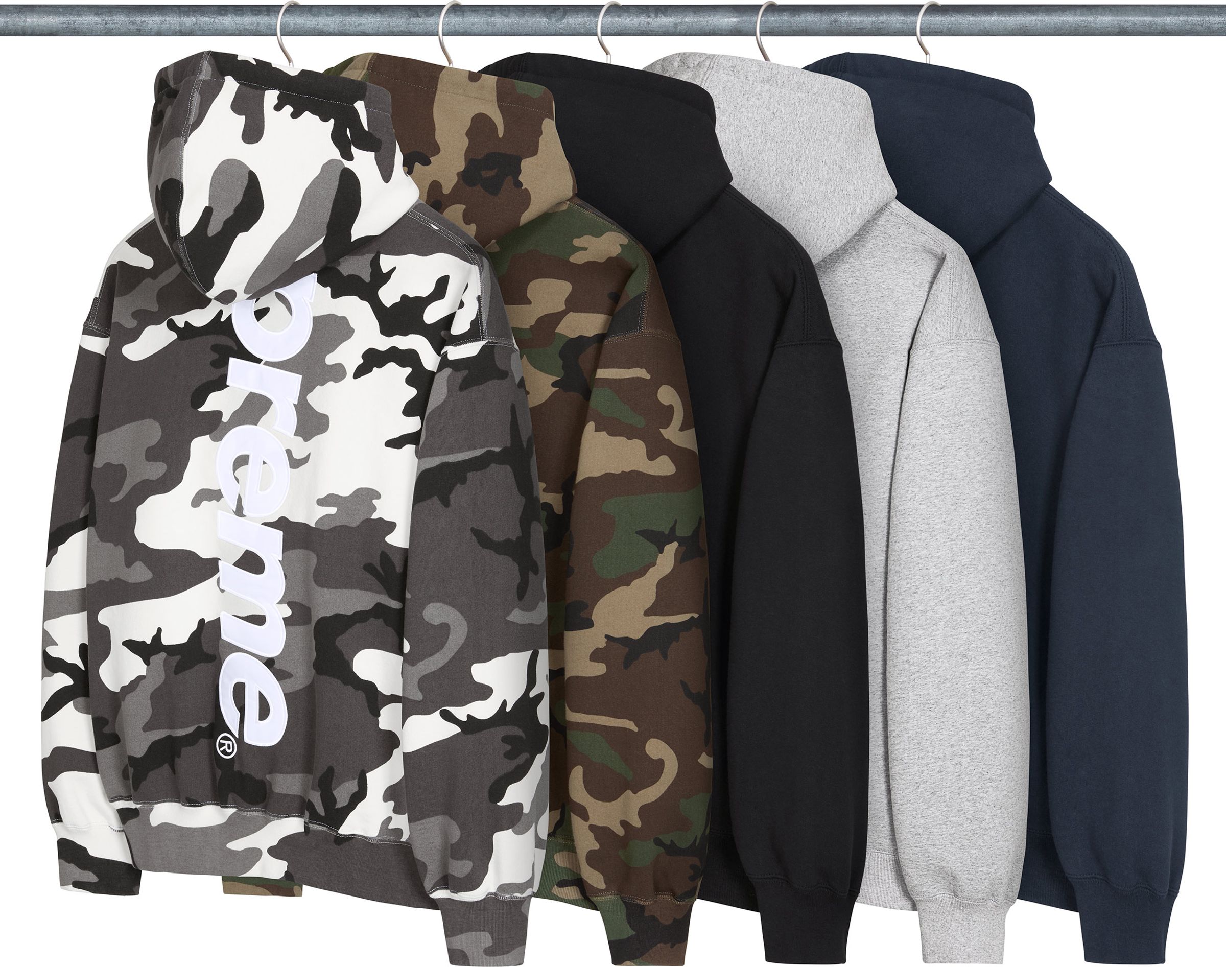 Supreme（シュプリーム） 2026SS Week9 Satin Appliqué Hooded Sweatshirt