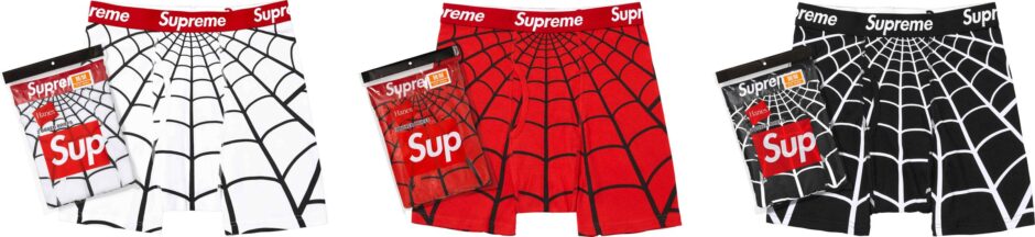 Supreme（シュプリーム） 2026SS Week9 Supreme®/Hanes® Spider-Man Boxer Briefs (2 Pack)