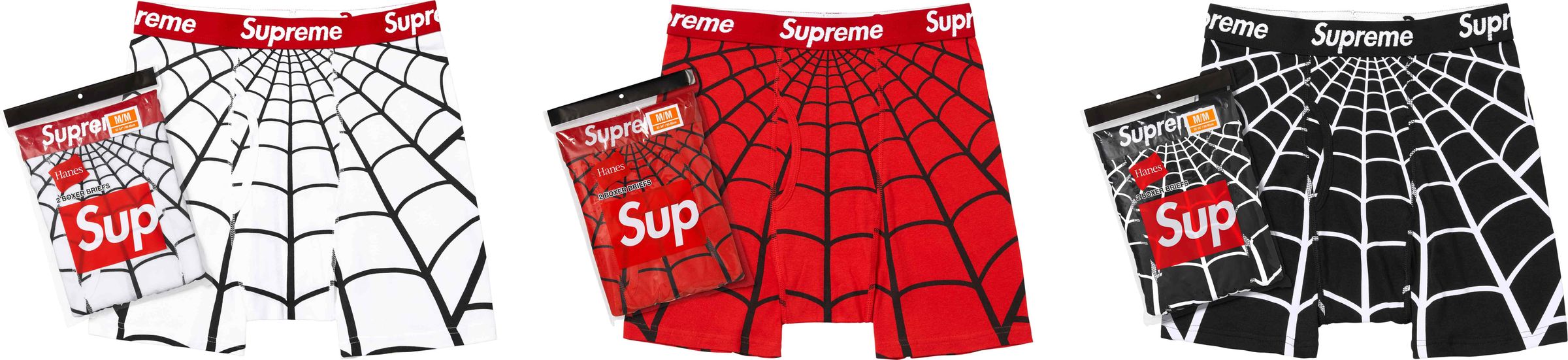 Supreme（シュプリーム） 2026SS Week9 Supreme®/Hanes® Spider-Man Boxer Briefs (2 Pack)