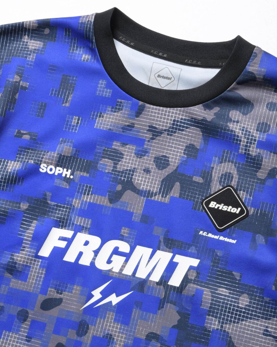 F.C.Real Bristol x FRAGMENT: CAMOUFLAGE S/S TOP PIXEL CAMO