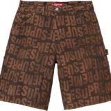 Supreme（シュプリーム） 2026SS Week12 Repeat Jacquard Double Knee Denim Short