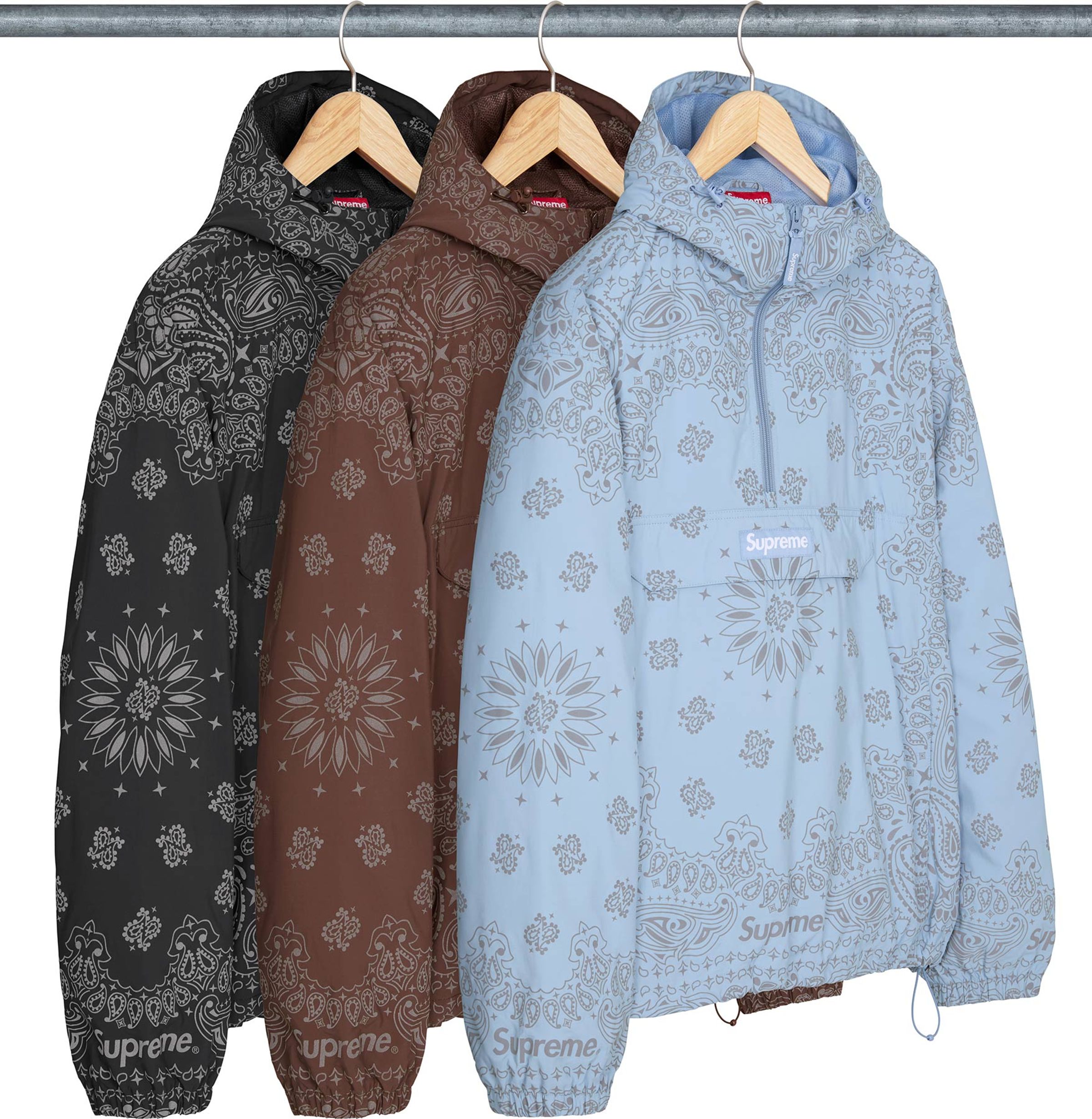 Supreme(シュプリーム) 2026SS Week14 Reflective Bandana Anorak