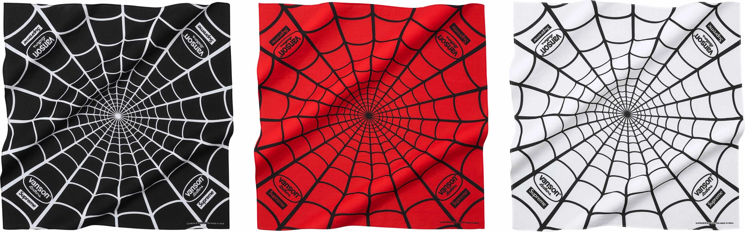Supreme(シュプリーム) 2026SS Week14 Supreme®/Vanson Leathers® Spider-Man Bandana