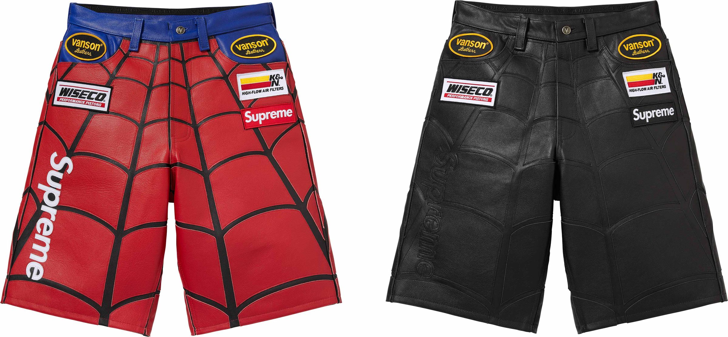 Supreme(シュプリーム) 2026SS Week14 Supreme®/Vanson Leathers® Spider-Man Short