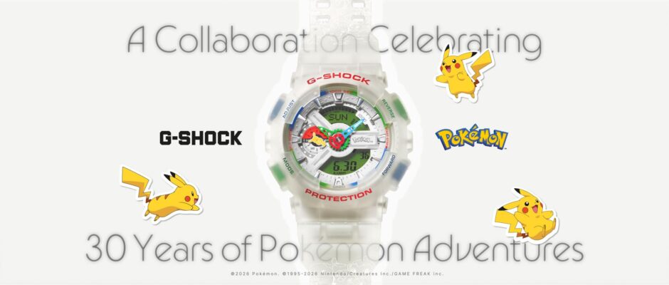 Pokémon x G-SHOCK GA-110PKM-7AJR（ポケモン x ジーショック）ポケモン30周年記念コラボモデル