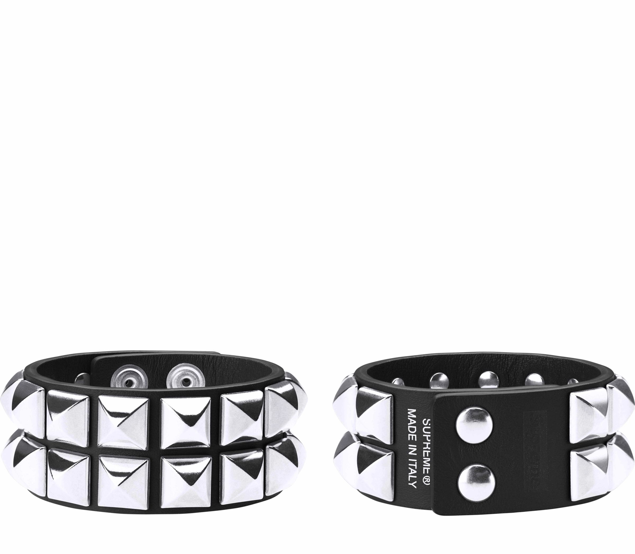 Supreme(シュプリーム) 2026SS Week15 Studded Leather Bracelet