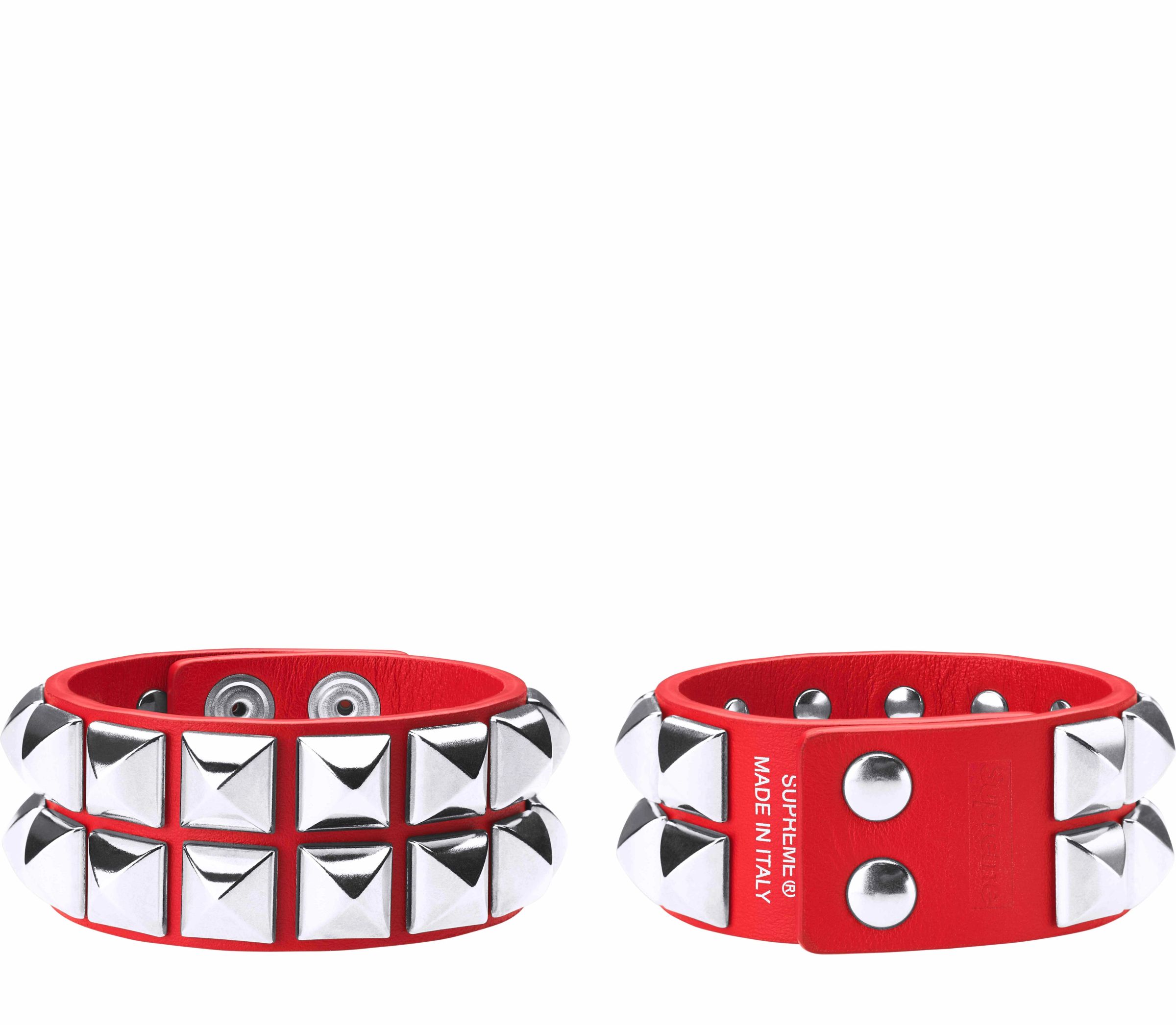 Supreme(シュプリーム) 2026SS Week15 Studded Leather Bracelet