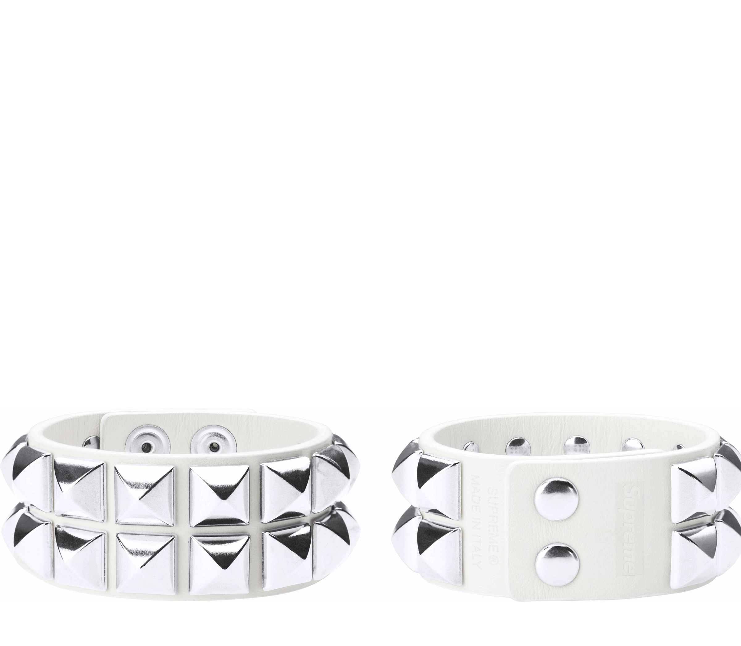 Supreme(シュプリーム) 2026SS Week15 Studded Leather Bracelet