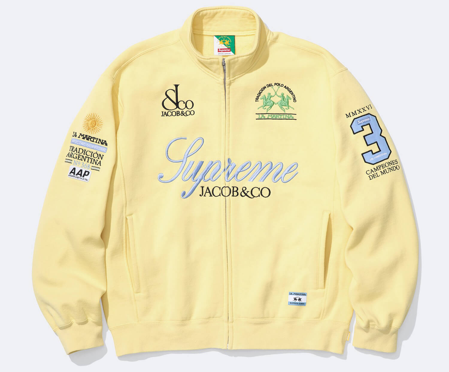 Supreme(シュプリーム) 2026SS Week16 Supreme®/La Martina Zip Up Sweatshirt
