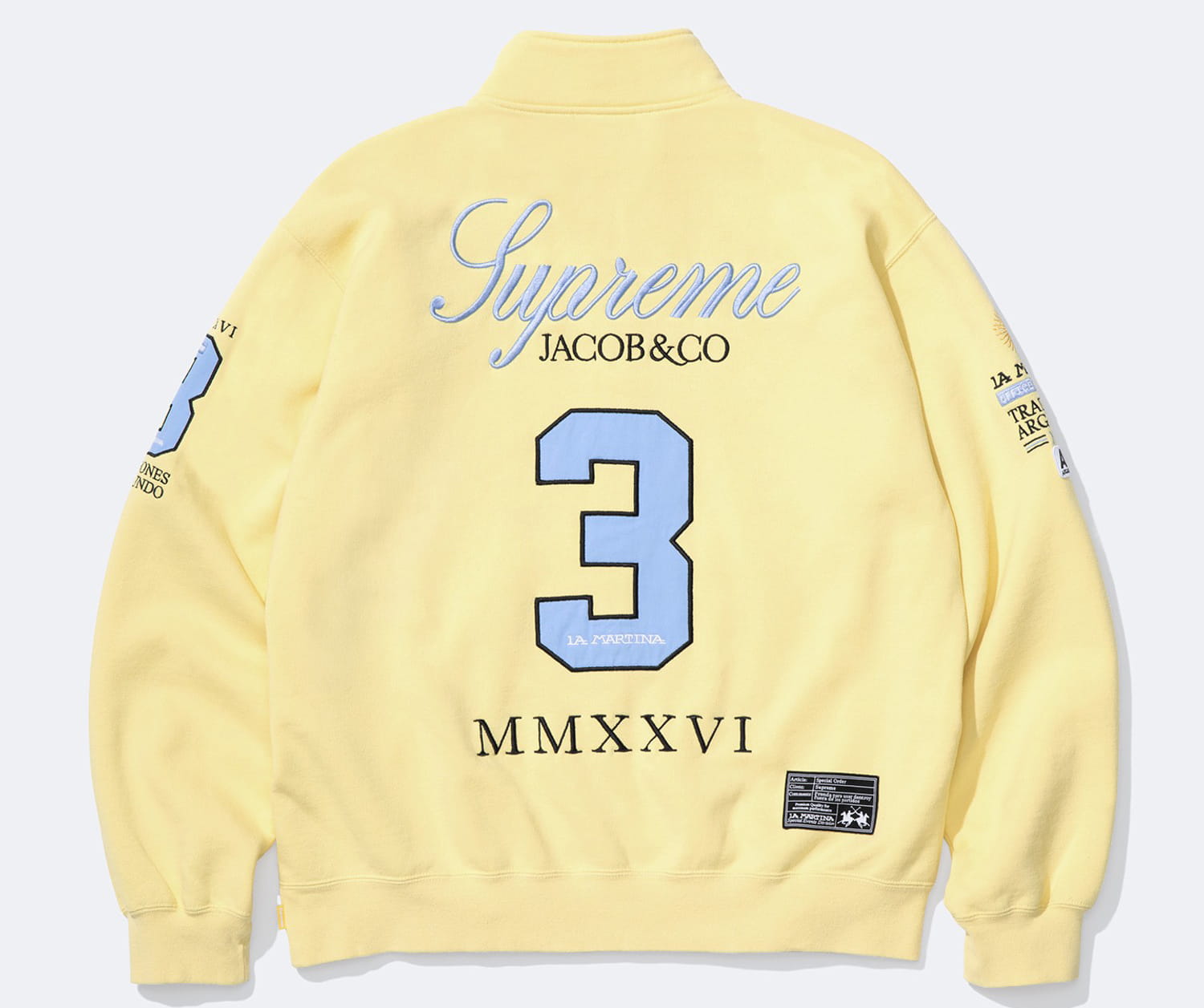 Supreme(シュプリーム) 2026SS Week16 Supreme®/La Martina Zip Up Sweatshirt