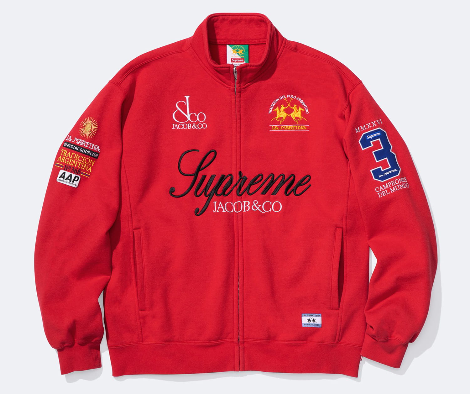 Supreme(シュプリーム) 2026SS Week16 Supreme®/La Martina Zip Up Sweatshirt