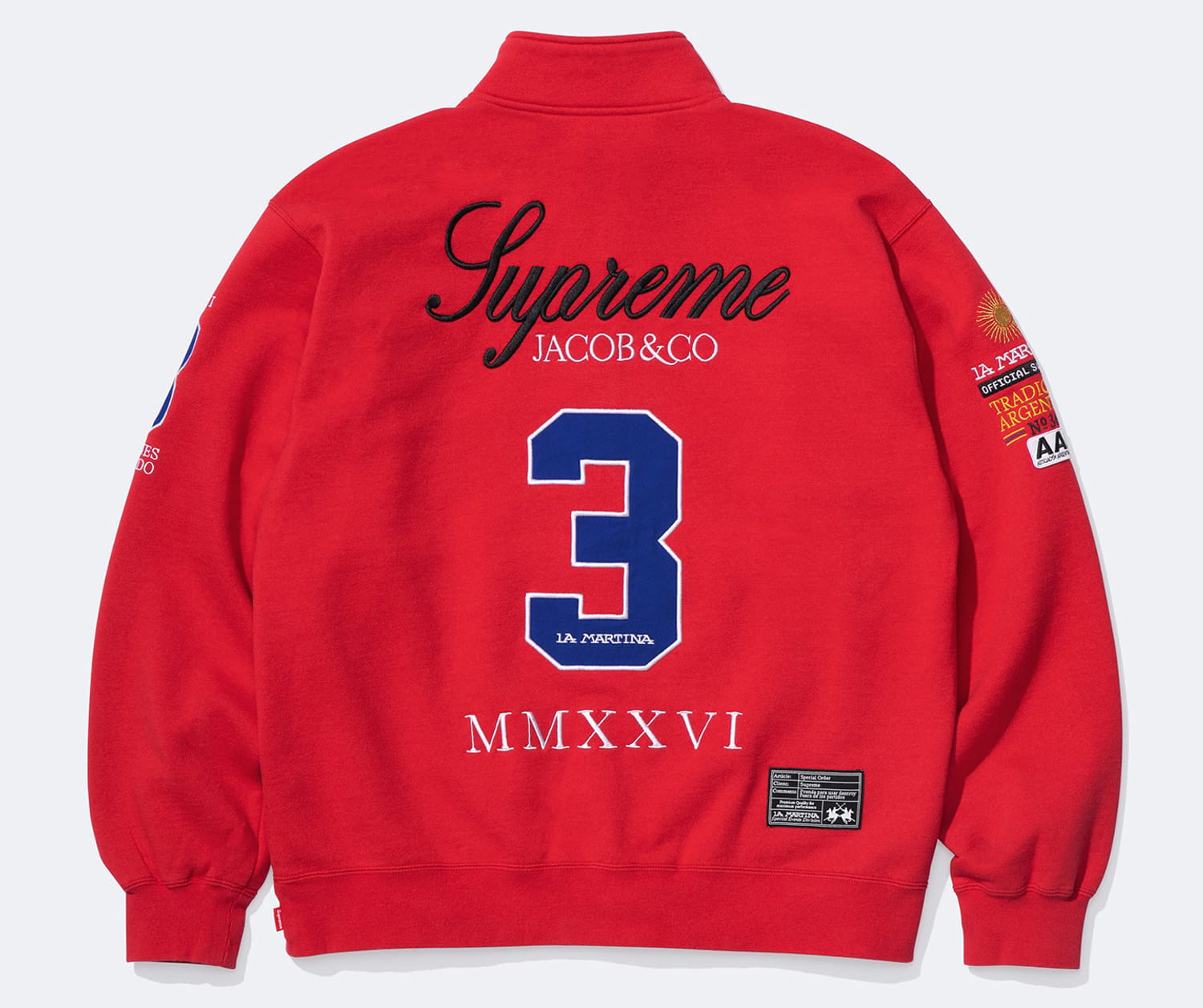 Supreme(シュプリーム) 2026SS Week16 Supreme®/La Martina Zip Up Sweatshirt