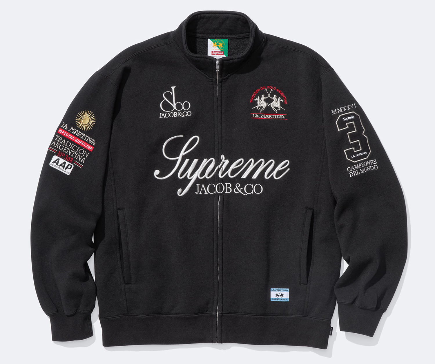 Supreme(シュプリーム) 2026SS Week16 Supreme®/La Martina Zip Up Sweatshirt